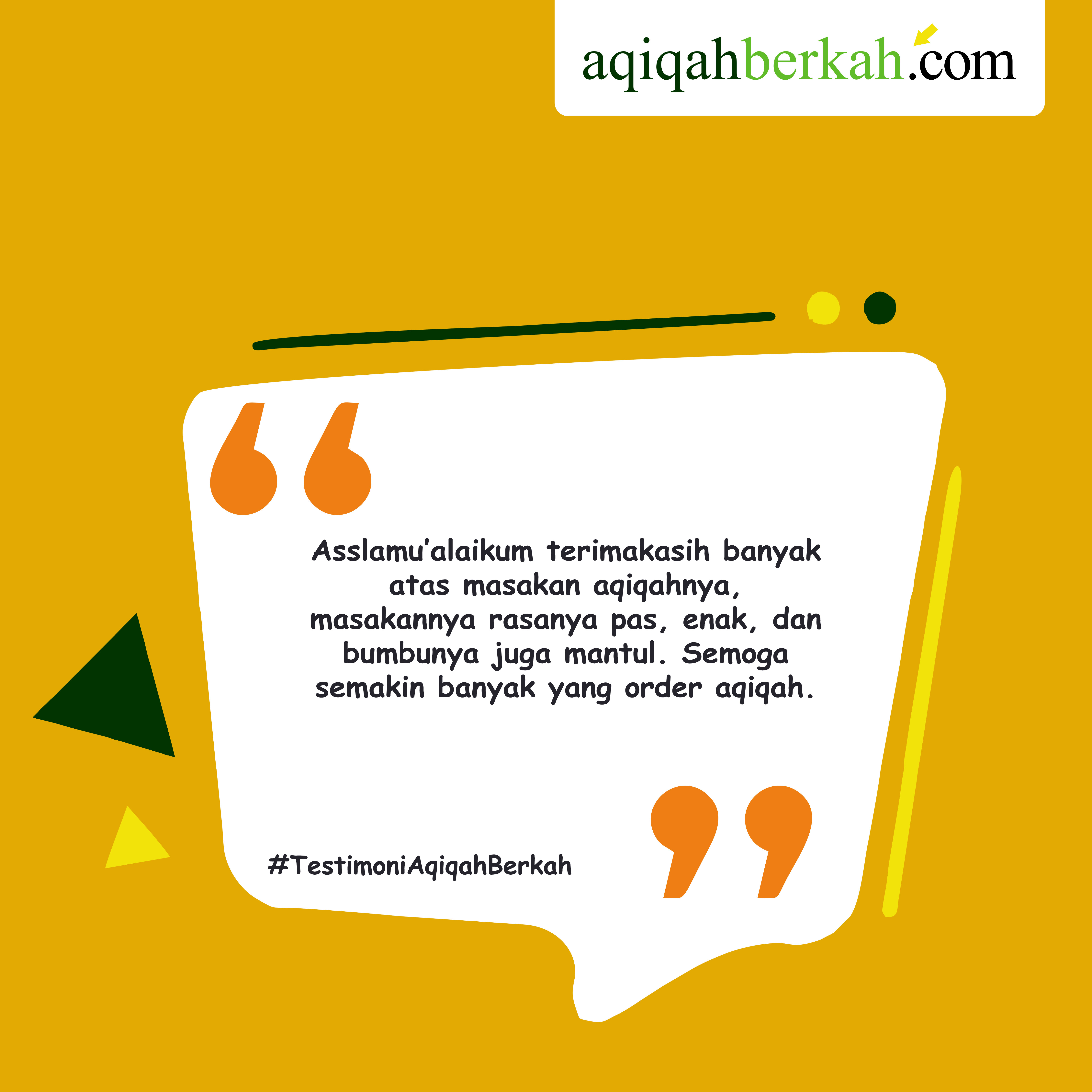 Testimoni Aqiqah Berkah Jombang