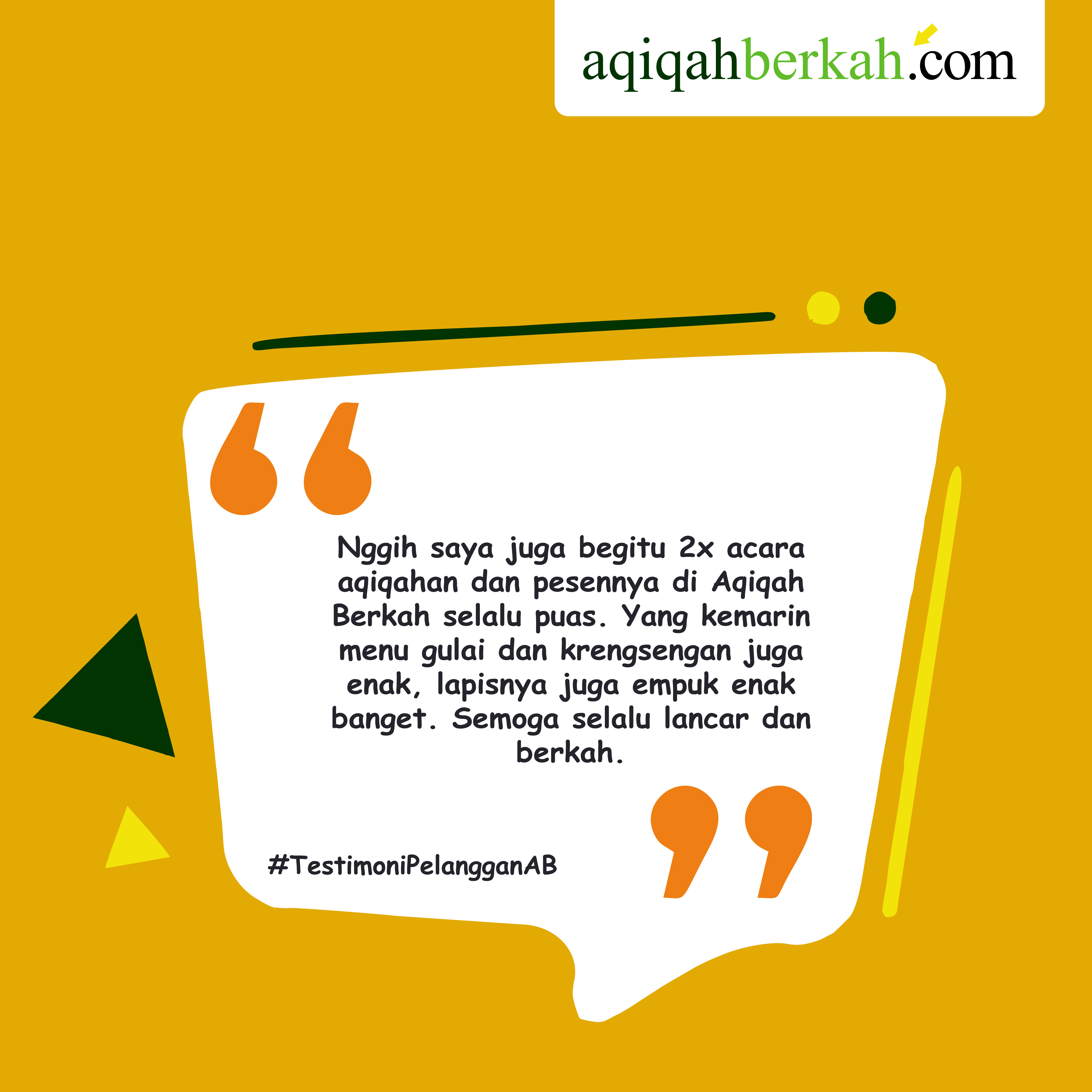 Testimoni Aqiqah Berkah Jombang